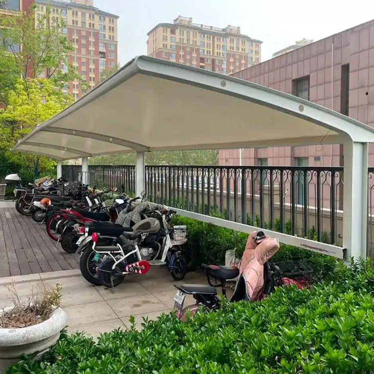 恩施市膜结构电动车棚